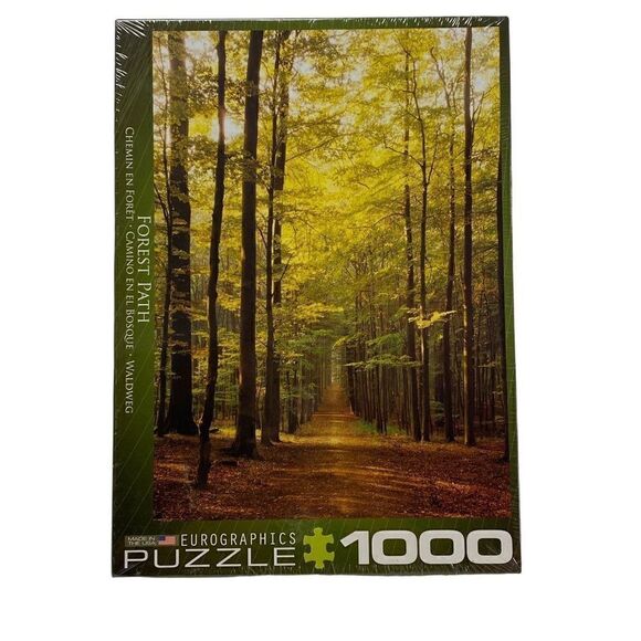 NEW Eurographics 1000 Piece Jigsaw Puzzle Forest Path - Picture 1 of 5
